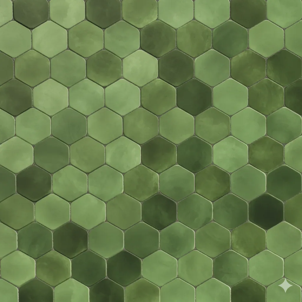 Azulejo Rombo Verde