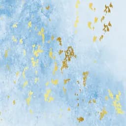 AZUL CON DORADO