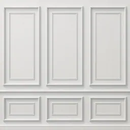 Moldura blanca nueva