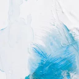 Azul blanco tempera